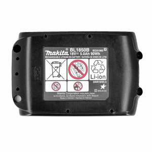 Makita BL1850B 18V LXT 5.0Ah Li - ion Battery - BL1850B - Makita - Trade Counter Direct