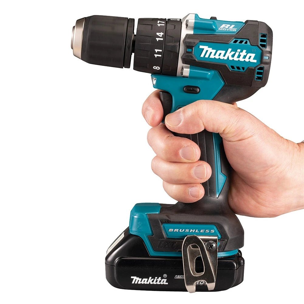 Makita DHP487 18V LXT Brushless Combi Drill Body Only - DHP487Z - Makita - Trade Counter Direct