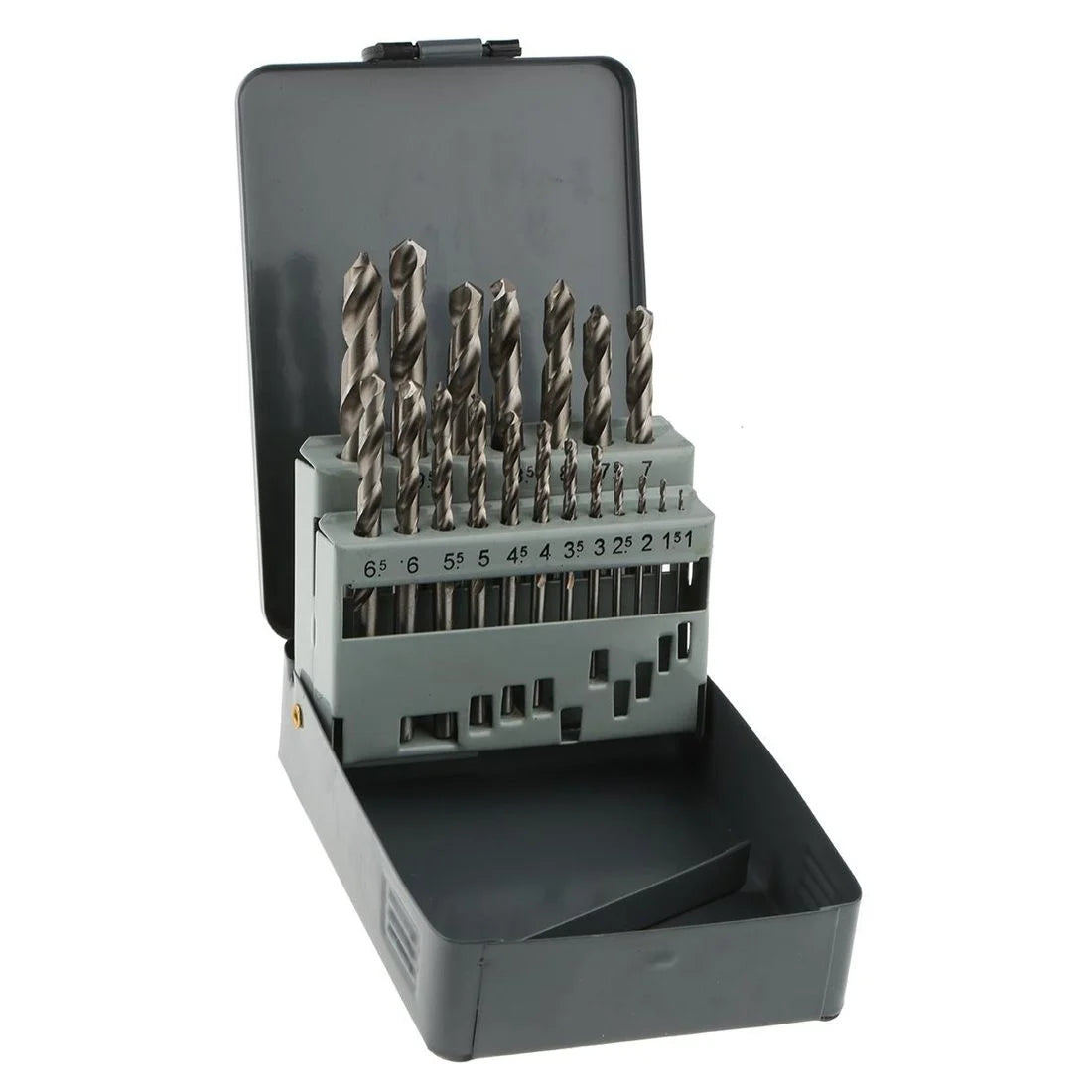 Makita P-19906 HSS Ground Point Drill Bit Set 19 Pieces