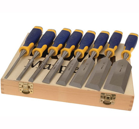 Marples Irwin Splitproof Chisel Set of 6 Plus 2 Chisels FREE - Set of 8 - MAR10507958 - Marples Irwin - Trade Counter Direct