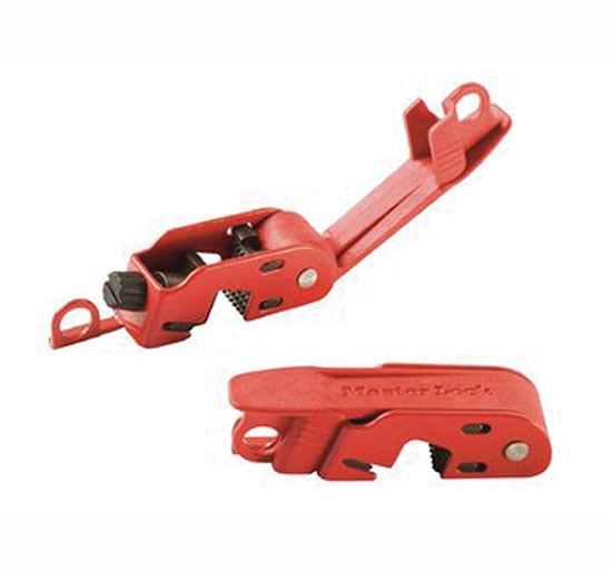 MasterLock Lockout Circuit Breaker Large - Red Lockout