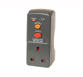 Masterplug Safety RCD Adaptor - 240v Circuit Breaker - MSTARCDKGMP - Masterplug - Trade Counter Direct