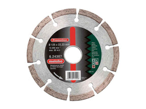 Metabo 624307000 MFE30 125mm x 22.23mm Diamond Disc - 624307000 - Metabo Power Tools UK - Trade Counter Direct
