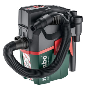Metabo AS 18 HEPA PC Compact 18V Wet & Dry 6L Vacuum Cleaner - 602029850 - AS18HEPAPC - Metabo Power Tools UK - Trade Counter Direct