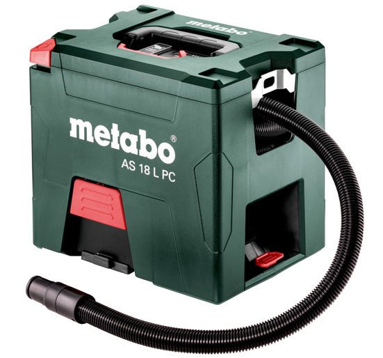 Metabo AS18LPC Cordless 18V Vacuum Cleaner - 602021850 - AS18LPC - Metabo Power Tools UK - Trade Counter Direct