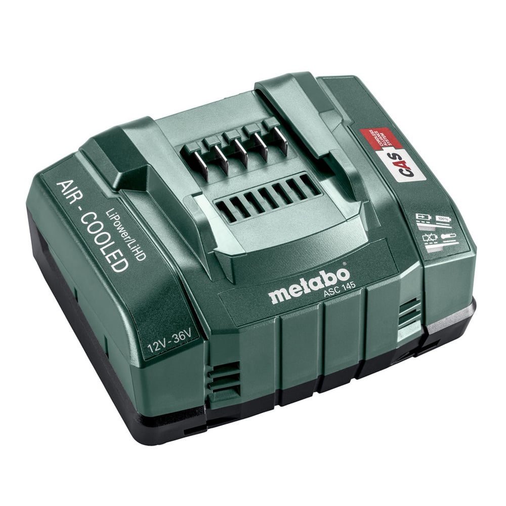 Metabo ASC145 12-36V Li-Ion Air Cooled Quick Charger