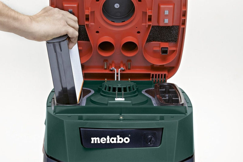Metabo ASR 35 ACP M - Class Dust Extractor Vacuum, 1400W, 240V - 602058380 - ASR35MACP240V - Metabo Power Tools UK - Trade Counter Direct