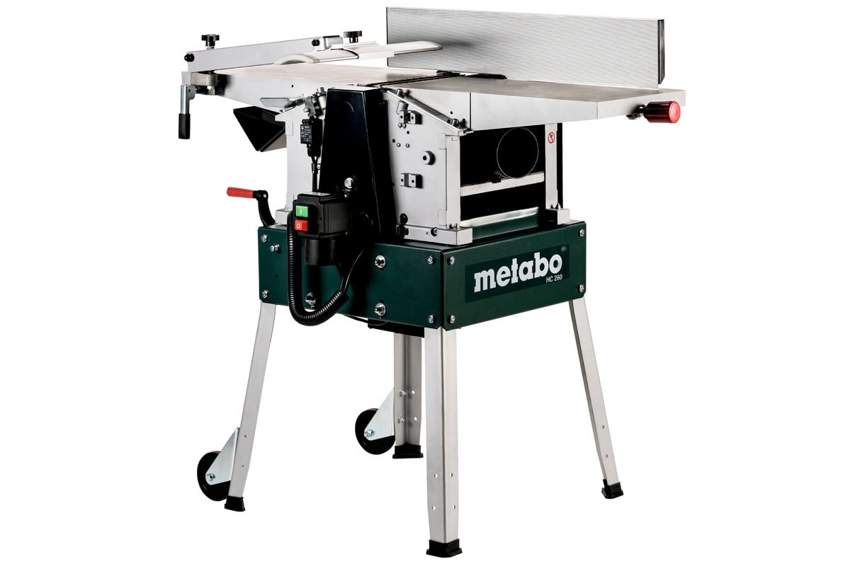 Metabo HC260C - 240V Planer Thicknesser Set Including Leg Stand - 0114026038 - HC260C-240V - Metabo Power Tools UK - Trade Counter Direct