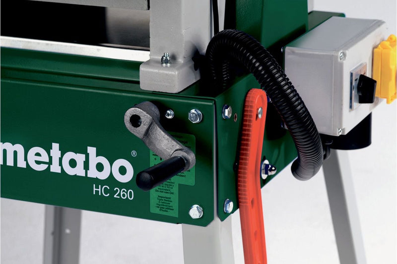 Metabo HC260C - 240V Planer Thicknesser Set Including Leg Stand - 0114026038 - HC260C-240V - Metabo Power Tools UK - Trade Counter Direct