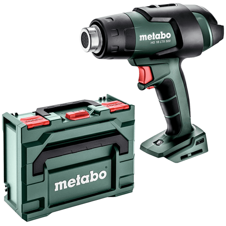 Metabo HG18LTX500 18v Cordless Heatgun Bare Unit + MetaBOX 610502840 - HG18LTX500 - Metabo Power Tools UK - Trade Counter Direct