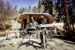 Metabo KGS 18 LTX BL 305, Brushless 12" Double bevel Cross Cut Mitre Saw, Body Only - 614305850 - 614305850 - Metabo Power Tools UK - Trade Counter Direct