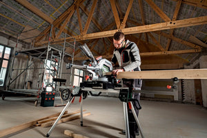 Metabo KGS 18 LTX BL 305, Brushless 12" Double bevel Cross Cut Mitre Saw, Body Only - 614305850 - 614305850 - Metabo Power Tools UK - Trade Counter Direct