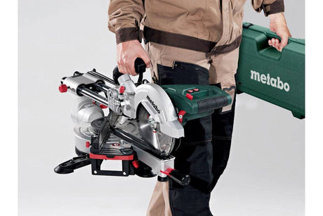 Metabo KGS254M - 240v 254mm Dia Sliding Compound Mitre Saw - 240V - KGS254M-240V - Metabo Power Tools UK - Trade Counter Direct