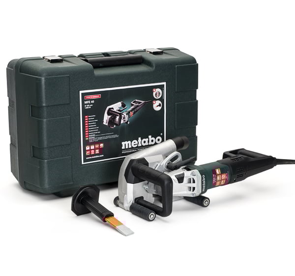 Metabo MFE40 - 240V 1900W Corded Wall Chaser with Carry Case - 604040590 - MFE40-240V - Metabo Power Tools UK - Trade Counter Direct