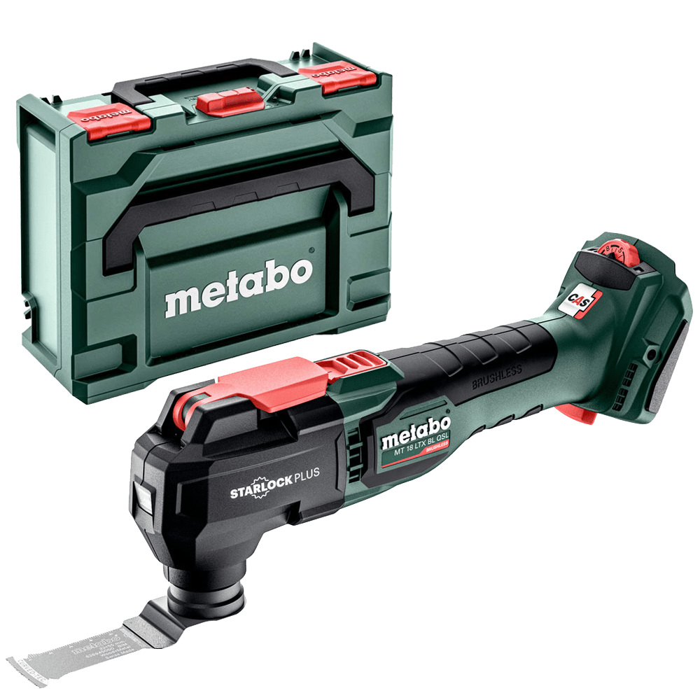 Metabo MT18LTXBLQSL (613088840) CORDLESS MULTI - TOOL + MetaBOX - MT18LTXBLQSL - Metabo Power Tools UK - Trade Counter Direct
