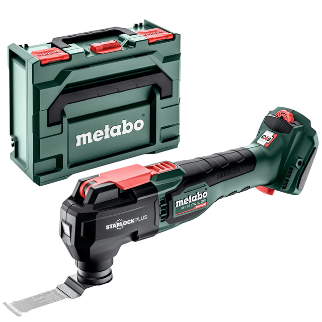 Metabo MT18LTXBLQSL (613088840) CORDLESS MULTI - TOOL + MetaBOX - MT18LTXBLQSL - Metabo Power Tools UK - Trade Counter Direct