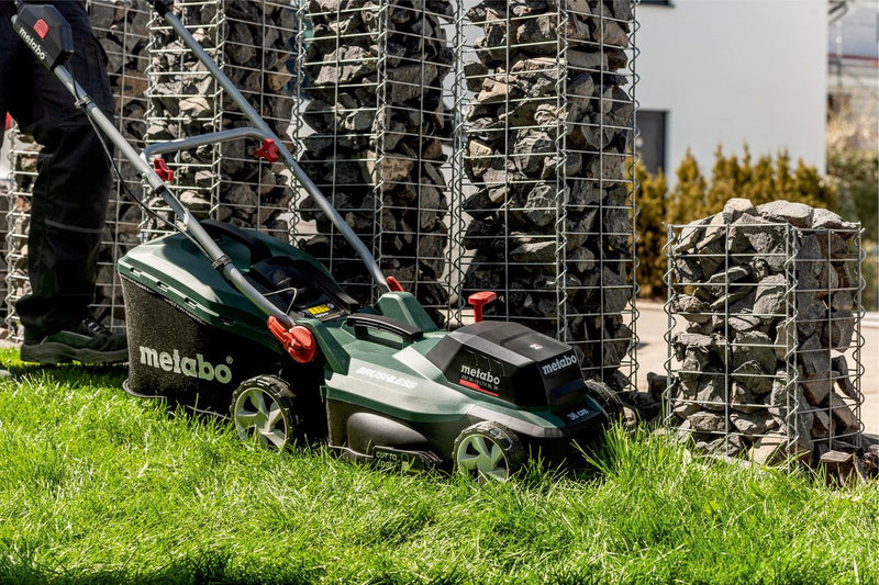 Metabo RM36 - 18LTXBL36 Brushless Lawn Mower 601716850 - RM36-18LTXBL36 - Metabo Power Tools UK - Trade Counter Direct