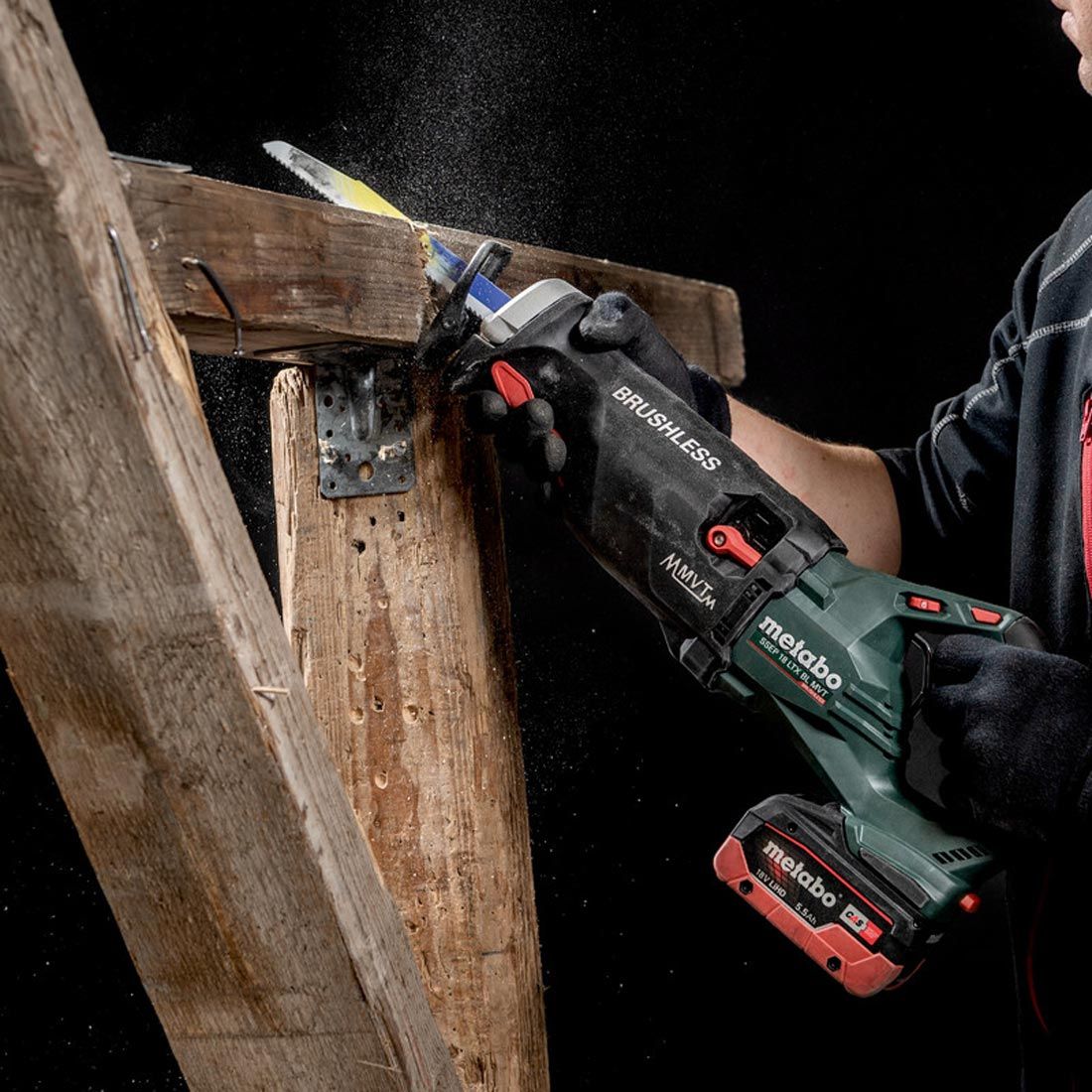Metabo SSEP18LTXBLMVT 18V BL Sabre Saw Bare Unit + MetaBOX - 602258840 - SSEP18LTXBLMVT - Metabo Power Tools UK - Trade Counter Direct