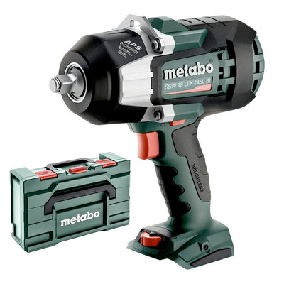 Metabo SSW18LTX1450BL 1/2 High Torque Impact Wrench with MetaBOX - SSW18LTX1450BL - Metabo Power Tools UK - Trade Counter Direct