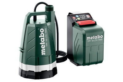Metabo TPF 18 LTX 7000 (601748850) 18V Cordless Submersible Pump - Body Only - 601748850 - Metabo Power Tools UK - Trade Counter Direct