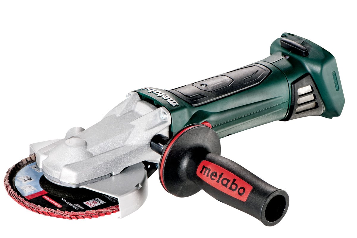 Metabo WF18LTX125 18v 5in Flat Head Angle Grinder Bare Unit With MetaBOX - 601306840 - WF18LTX125 - Metabo Power Tools UK - Trade Counter Direct