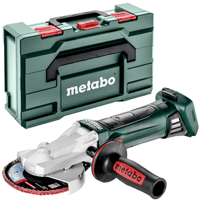 Metabo WF18LTX125 18v 5in Flat Head Angle Grinder Bare Unit With MetaBOX - 601306840 - WF18LTX125 - Metabo Power Tools UK - Trade Counter Direct