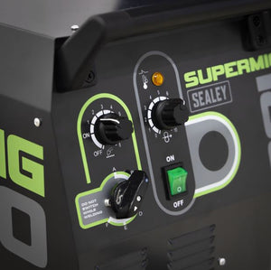 Sealey SUPERMIG180 Professional MIG Welder with Binzel Euro Torch 180A 230V