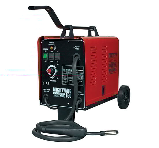 Sealey MIGHTYMIG150 Professional Gas/No-Gas MIG Welder 150Amp 230V - MIG Welders