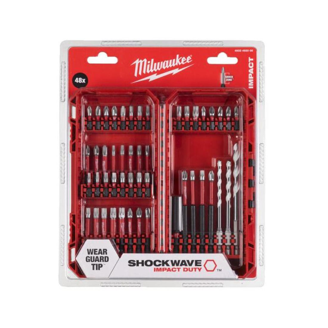 Milwaukee Shockwave Impact duty Bit Set - 48pc - 4932492005