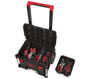 Milwaukee 4932464078 PACKOUT Heavy-Duty Trolley Case with All-Terrain Wheels