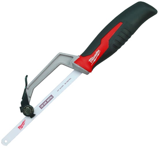 Milwaukee 48220012 Compact Hacksaw - Compact Hack saw - 48220012 - Milwaukee Tools UK - Trade Counter Direct