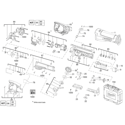 Milwaukee 4931436051 M18 CSX CAM Spare Part - 4931436051 - Milwaukee Tools UK - Trade Counter Direct