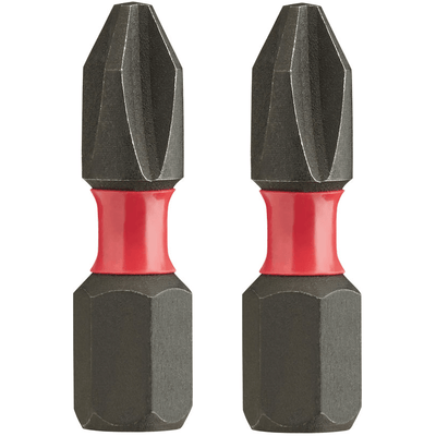 Milwaukee 4932430852 PH2 25mm Shockwave Bit X2 - 4932430852 - Milwaukee Tools UK - Trade Counter Direct