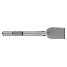 Milwaukee 4932459776 28Mm Hex Flat Wide Chisel 400X80Mm - 1Pc - 4932459776 - Milwaukee Tools UK - Trade Counter Direct