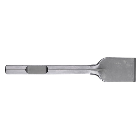 Milwaukee 4932459776 28Mm Hex Flat Wide Chisel 400X80Mm - 1Pc - 4932459776 - Milwaukee Tools UK - Trade Counter Direct