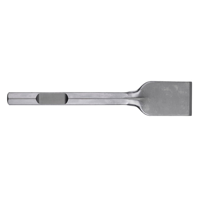 Milwaukee 4932459776 28Mm Hex Flat Wide Chisel 400X80Mm - 1Pc - 4932459776 - Milwaukee Tools UK - Trade Counter Direct
