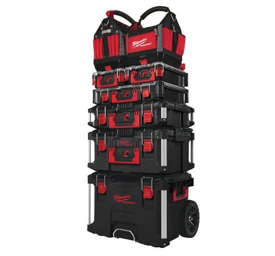Milwaukee 4932464078 PACKOUT Heavy - Duty Trolley Case with All - Terrain Wheels - 4932464078 - Milwaukee Tools UK - Trade Counter Direct