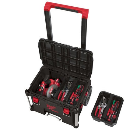 Milwaukee 4932464078 PACKOUT Heavy - Duty Trolley Case with All - Terrain Wheels - 4932464078 - Milwaukee Tools UK - Trade Counter Direct