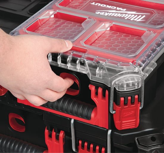 Milwaukee 4932464083 Packout Compact Organizer Box Toolbox - 4932464083 - 4932464083 - Milwaukee Tools UK - Trade Counter Direct
