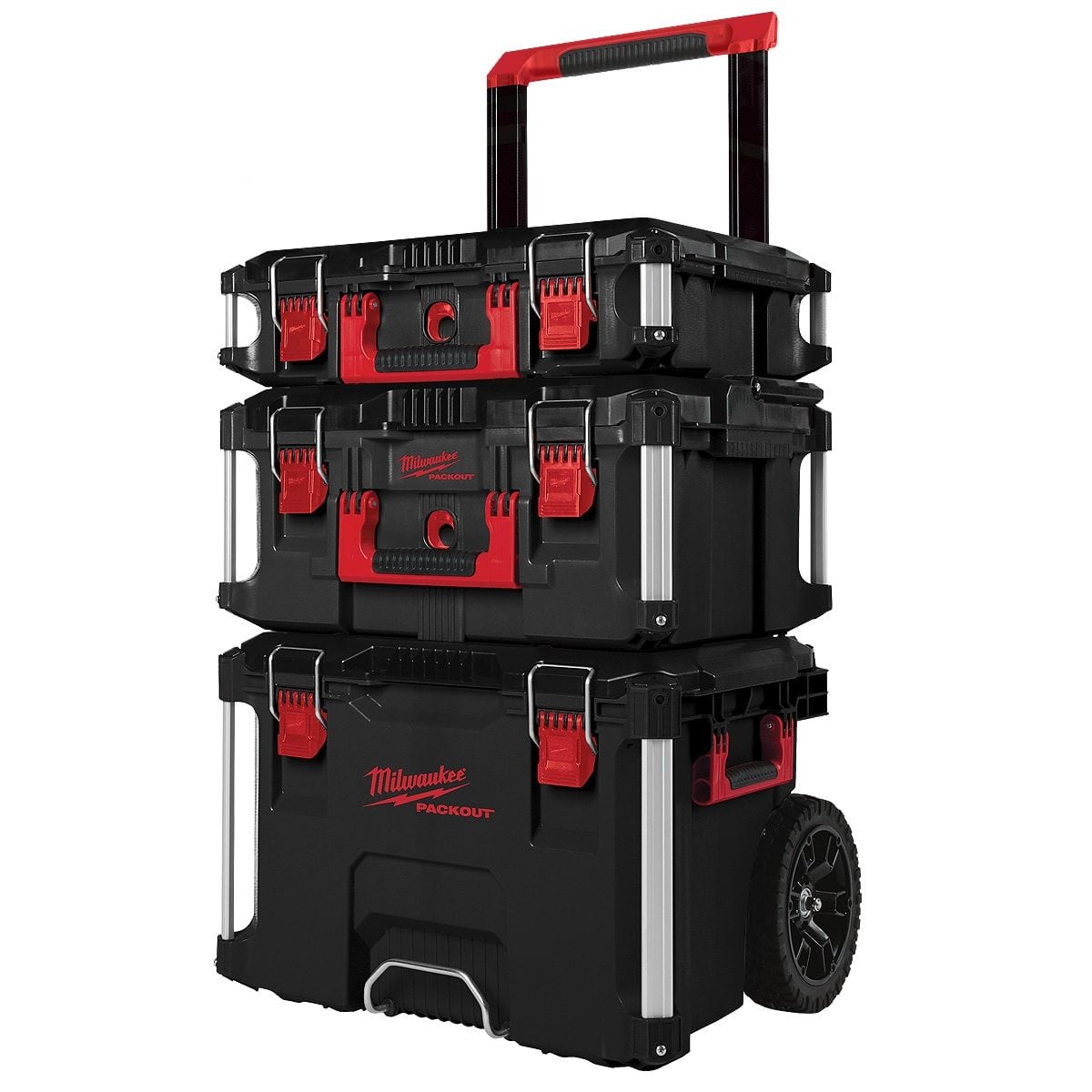 Milwaukee 4932464244 Packout 3 Piece Toolbox System - 4932464244 - 4932464244-NEW-3PC - Milwaukee Tools UK - Trade Counter Direct