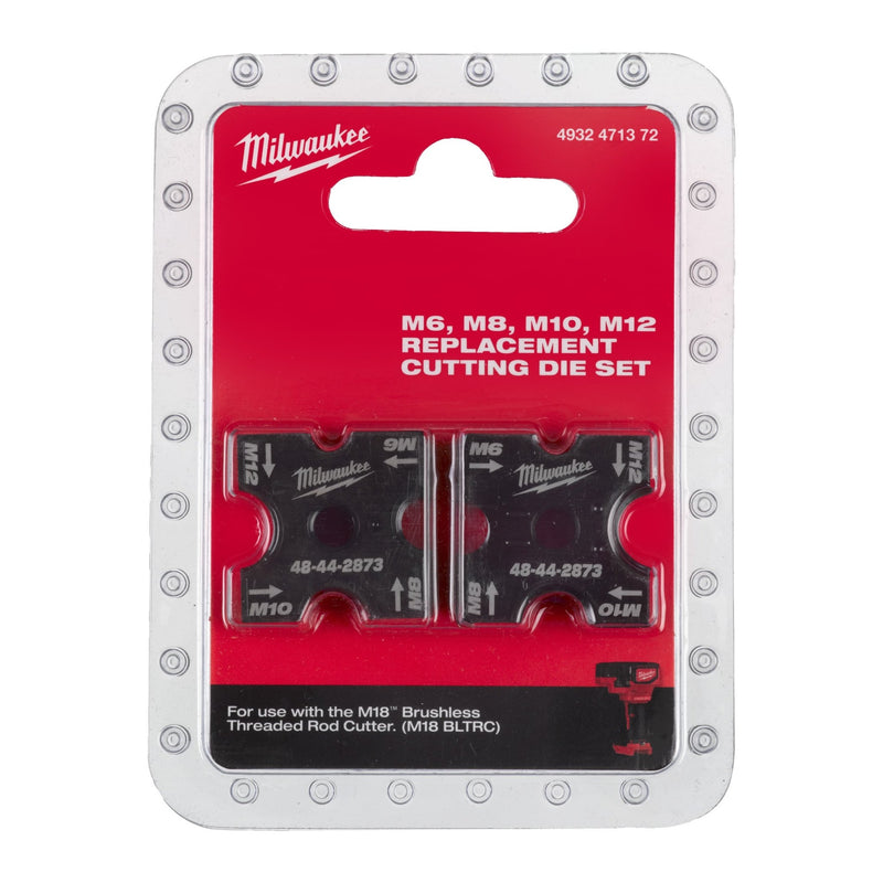 Milwaukee 4932471372 Dies for M18BLTRC Threaded Rod Cutter M18BLTRC - 4932471372 - Milwaukee Tools UK - Trade Counter Direct