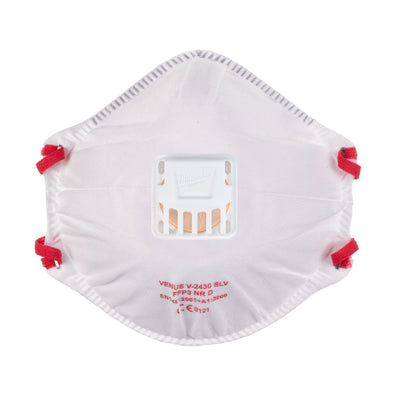 Milwaukee 4932471906 FFP3 Respirator with Valve FFP3 Respirator with Valve - 10pc - 4932471906 - Milwaukee Tools UK - Trade Counter Direct