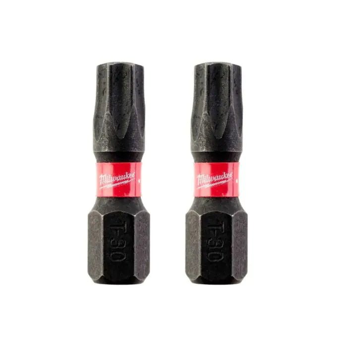 Milwaukee 4932472046 Screwdriving Bit ShW TX30 25mm - 2pc GBX - 4932472046 - Milwaukee Tools UK - Trade Counter Direct
