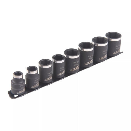 Milwaukee 4932478288 Hexagon Impact Socket Set - short 3/8" Drive - 8pc - 4932478288 - Milwaukee Tools UK - Trade Counter Direct