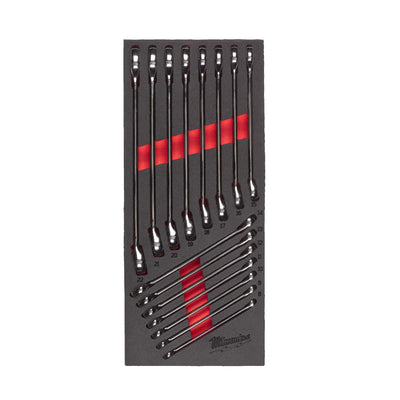 Milwaukee 4932479827 Maxbite Combination Spanner Set Foam Insert Maxbite Combination Spanner Set Foam Insert - 4932479827 - Milwaukee Tools UK - Trade Counter Direct