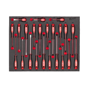 Milwaukee 4932479830 23 Pc Trilobe Screwdriver Foam Insert - 4932479830 - Milwaukee Tools UK - Trade Counter Direct