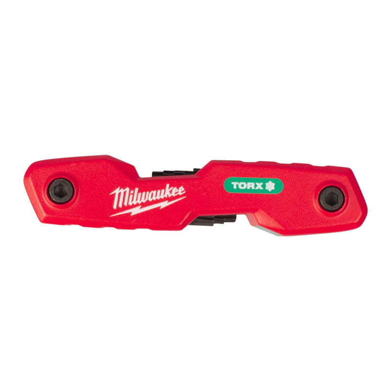 Milwaukee 4932480979 8Pc Folding Torx Key Set - 4932480979 - Milwaukee Tools UK - Trade Counter Direct