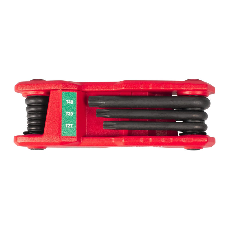 Milwaukee 4932480979 8Pc Folding Torx Key Set - 4932480979 - Milwaukee Tools UK - Trade Counter Direct