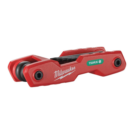 Milwaukee 4932480979 8Pc Folding Torx Key Set - 4932480979 - Milwaukee Tools UK - Trade Counter Direct