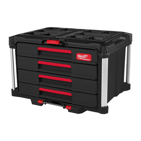 Milwaukee 4932493189 Packout 4 Drawer Tool Box - 4932493189 - Milwaukee Tools UK - Trade Counter Direct